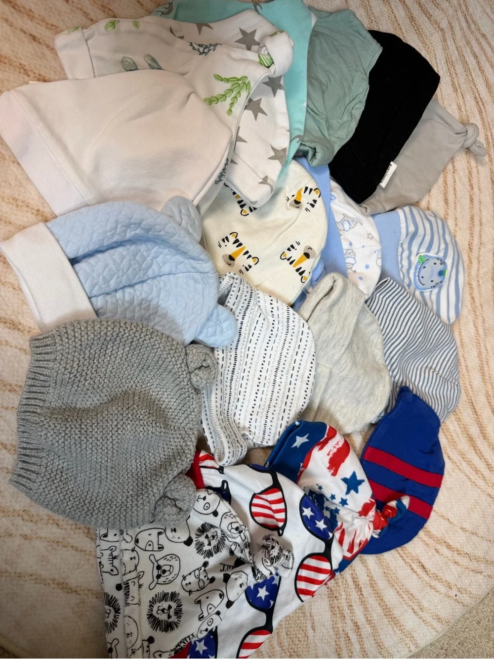 Assorted Newborn Baby Hats/Beanies